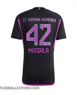 Günstige Bayern Munich Jamal Musiala #42 Auswärtstrikot 2023-24 Kurzarm
